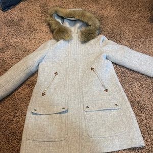 Like new J crew stadium parka in Italian stadium-cloth Size 0